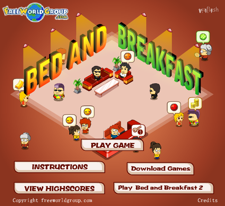 베드 앤드 브렉퍼스트 (Bed and Breakfast) 게임 화면 2