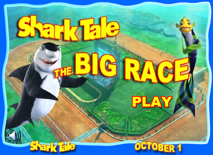 샤크 해마 경주 (Shark Tale The Big Race) 게임 화면 2