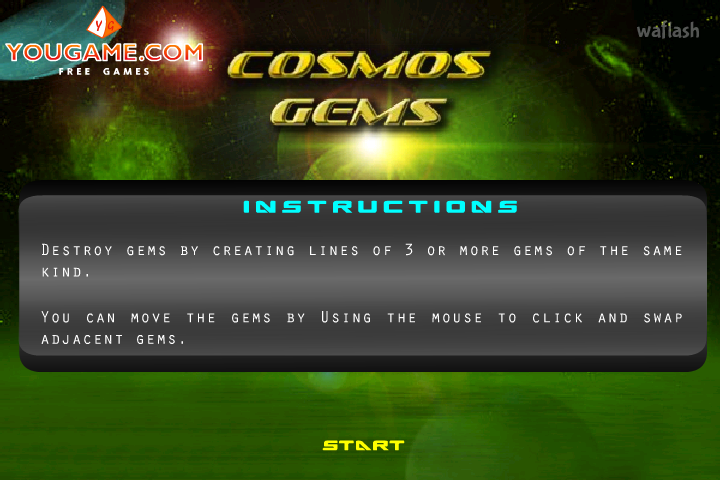 코스모스 젬즈 (Cosmos Gems) 게임 화면 1