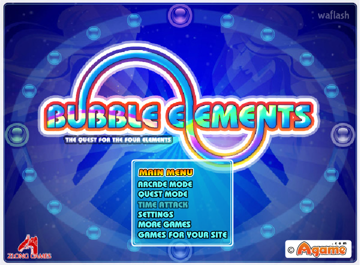 버블 엘리먼츠 (Bubble Elements) 게임 화면 1