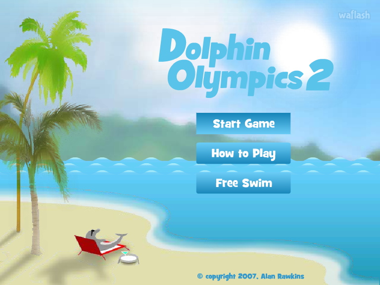 돌고래 올림픽 2 (Dolphin Olympics 2) 게임 화면 1