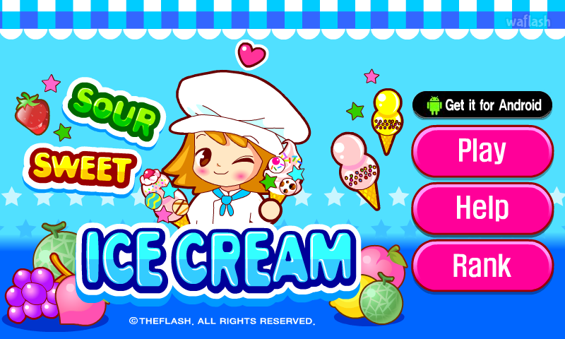 새콤달콤 아이스크림 만들기 (Sour Sweet Ice Cream) 게임 화면 1
