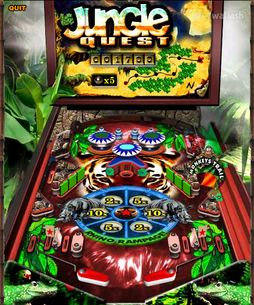 정글 퀘스트 핀볼 (Jungle Quest Pinball) 게임 화면 2