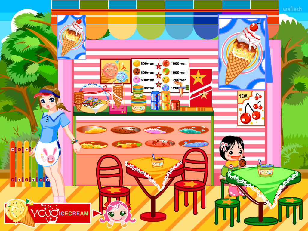 아이스크림 스탠드 메이크오버 (Ice Cream Stand Makeover) 게임 화면 1