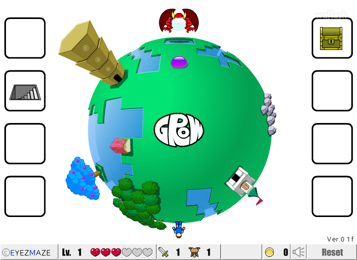 EYEZMAZE - 그로우 RPG (Grow RPG) 게임 화면 1