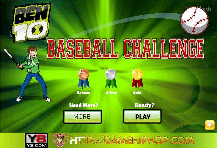 벤10 - 베이스볼 챌린지 (Ben10 - Baseball Challenge) 게임 화면 2