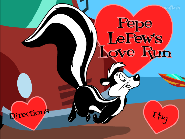 길건너기 게임 - 페페르퓨 러브런 (Pepe Le Pew's Love Run) 게임 화면 2