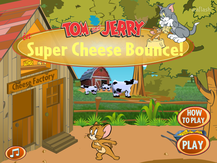 톰과제리 - 슈퍼 치즈 바운스 (Top and Jerry in Super Cheese Bounce) 게임 화면 2
