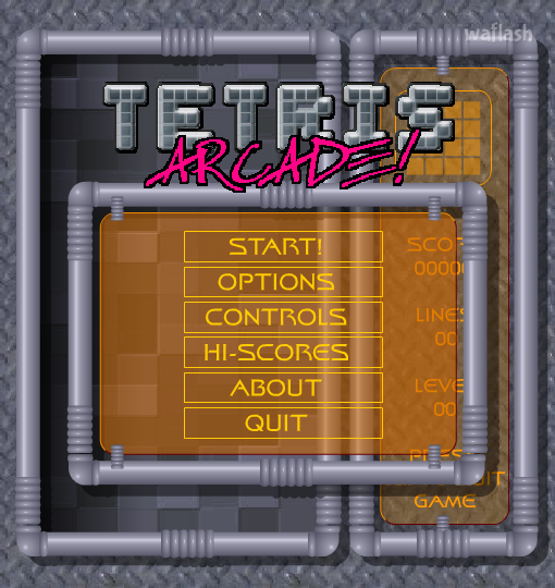 테트리스 아케이드 (Tetris Arcade) 게임 화면 1