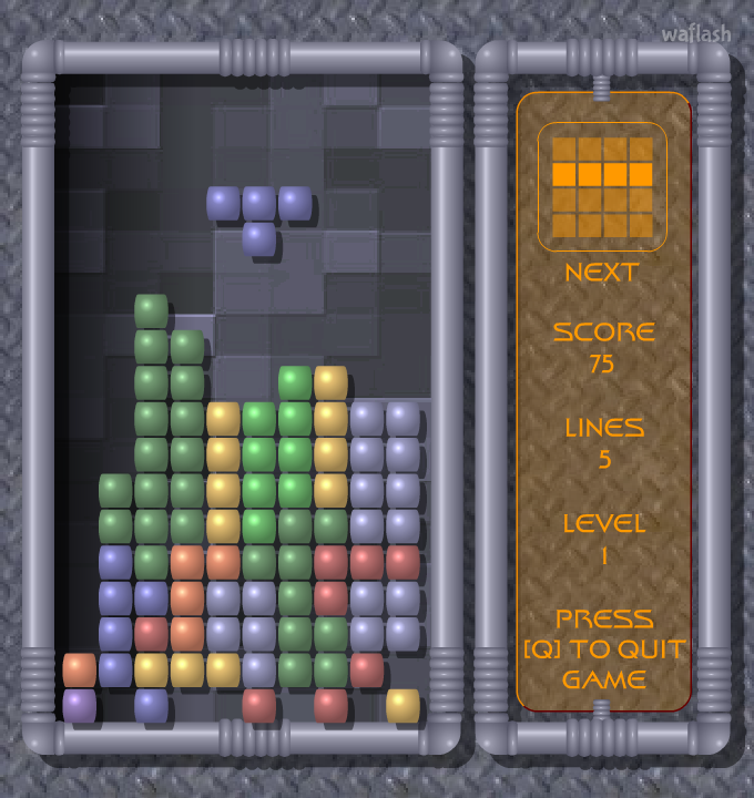 테트리스 아케이드 (Tetris Arcade) 게임 화면 2
