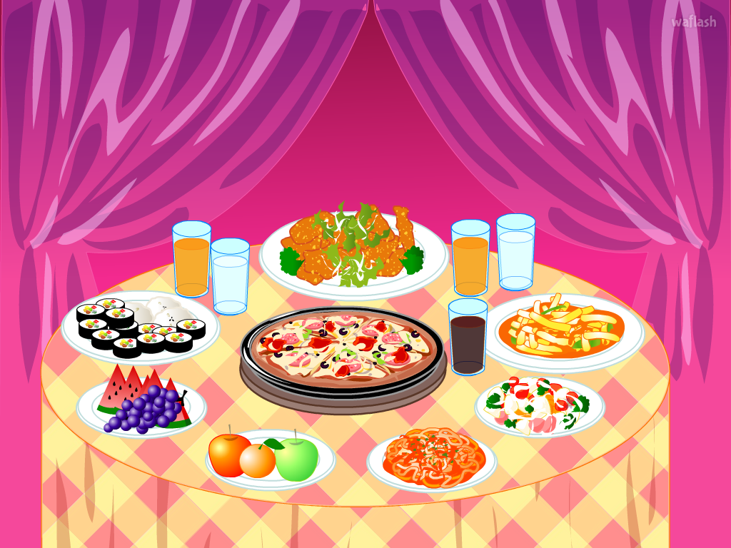 식탁 차리기 (Lay the table) 게임 화면 1