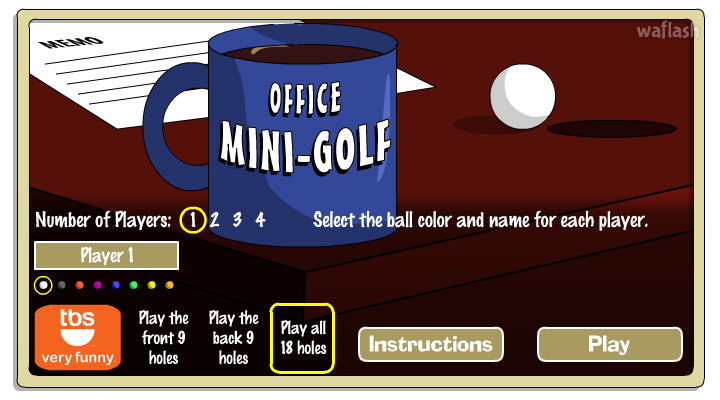 오피스 미니 골프 (Office Mini Golf) 게임 화면 2