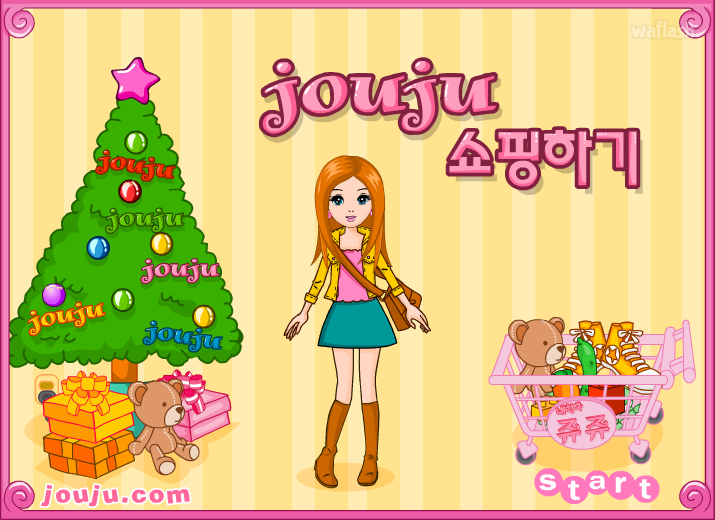 쥬쥬 쇼핑하기 게임 화면 2