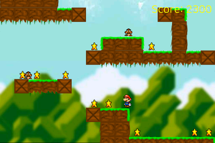 점프 마리오 2 (Jump Mario 2) 게임 화면 1