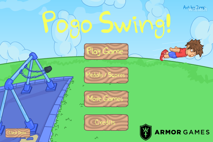 포고 스윙 (Pogo Swing) - 그네 멀리뛰기 게임 게임 화면 2