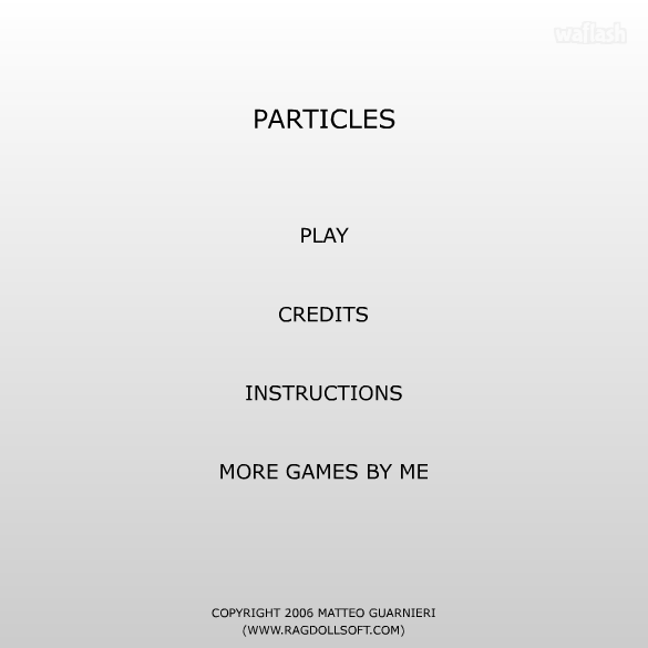 파티클스 (Particles) - 공피하기 게임 게임 화면 2