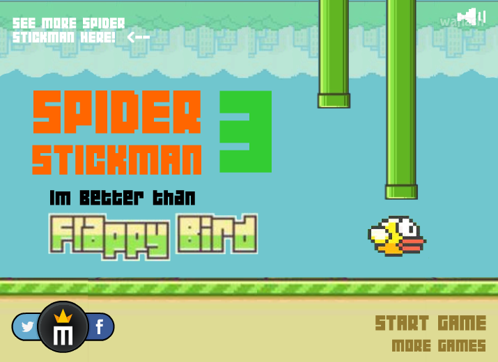 스파이더 스틱맨 3 (Spider Stickman 3) 게임 화면 2
