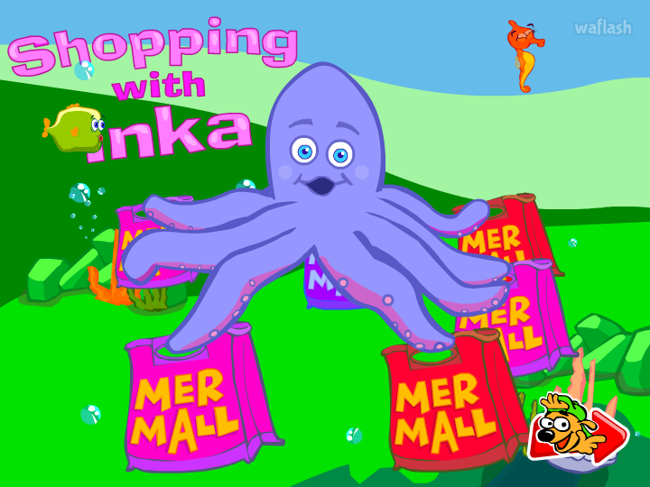 알피게임 - 바닷속 백화점 (Alfy - Shopping with Inka) 게임 화면 1