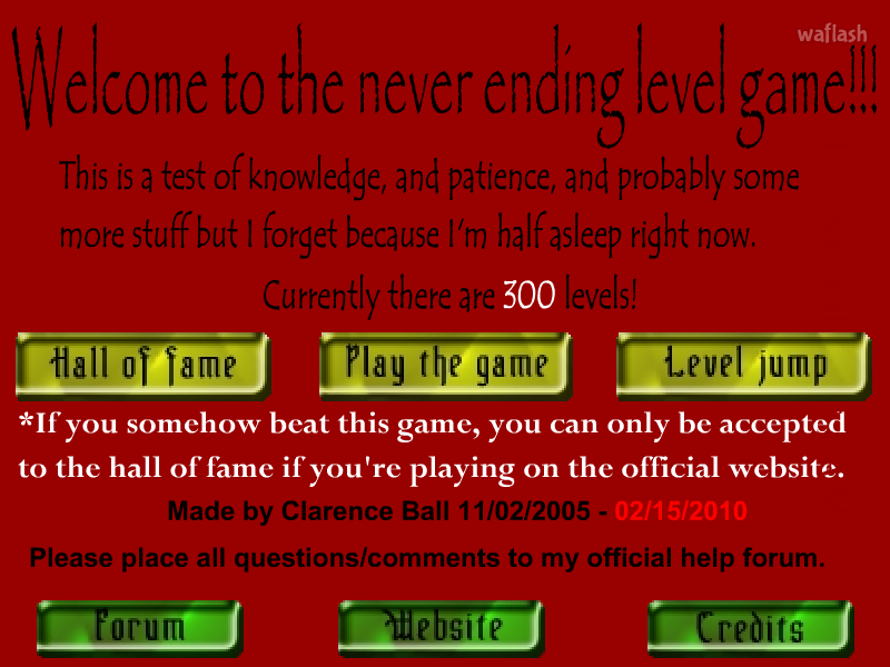 네버 엔딩 레벨 게임 (Never Ending Level Game) 게임 화면 4