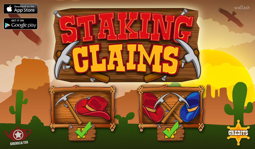 땅따먹기 - 스테이킹 클레임즈 (Staking Claims) 게임 화면 1