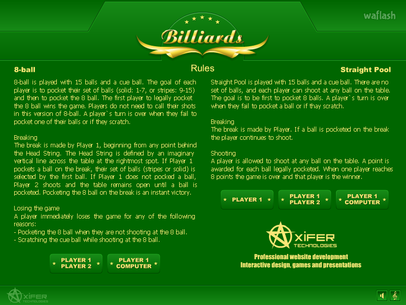 포켓볼 8볼 당구 게임 - Billiards 게임 화면 1