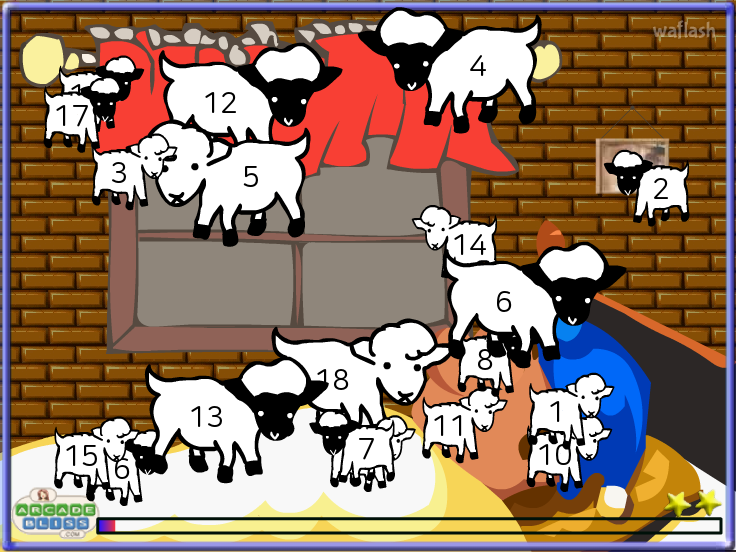 양 숫자 세기 (Counting the Sheep) 게임 화면 3