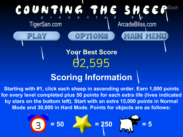 양 숫자 세기 (Counting the Sheep) 게임 화면 5