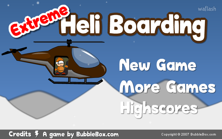 익스트림 헬리 보딩 (Extreme Heli Boarding) 게임 화면 2