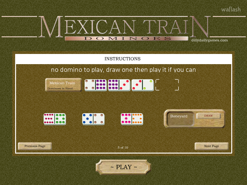멕시칸 트레인 도미노 (Mexican Train Dominoes) 게임 화면 6