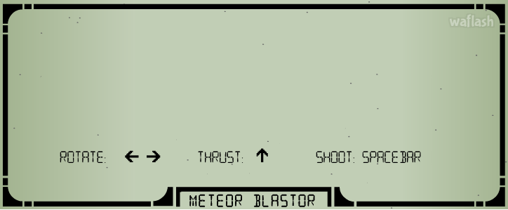 메테오 블라스터 (Meteor Blastor) 게임 화면 1