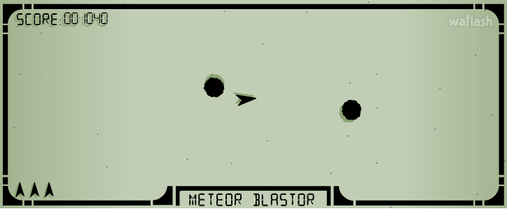 메테오 블라스터 (Meteor Blastor) 게임 화면 2