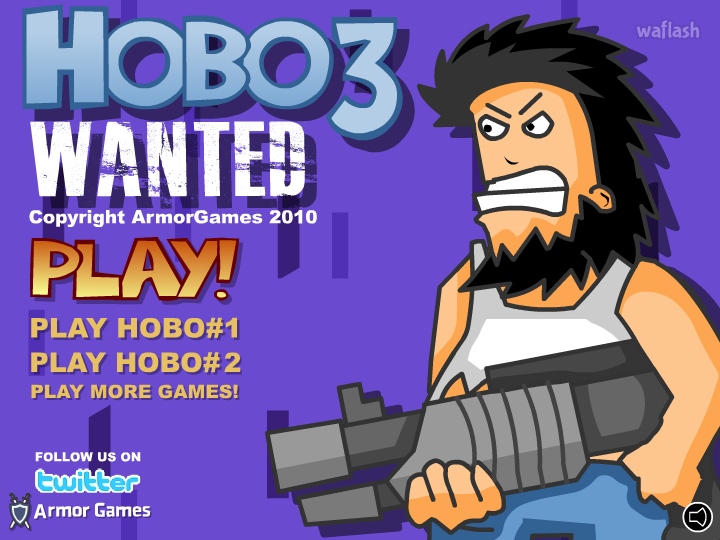 호보 3 (Hobo 3: Wanted) - 노숙자의난 3 게임 화면 1
