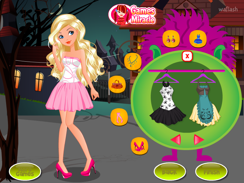 에버 애프터 하이 블론디 드레스업 (Ever after high Blondie Dressup) 게임 화면 2
