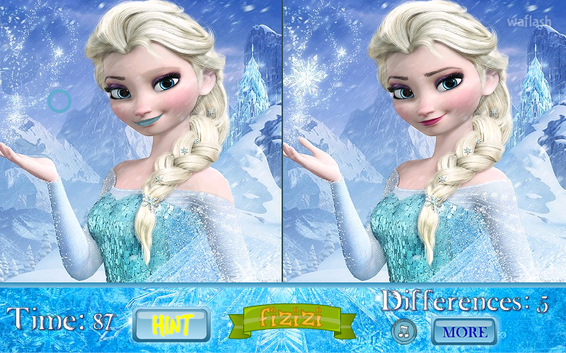 겨울왕국 틀린그림찾기 (Frozen Differences) 게임 화면 1