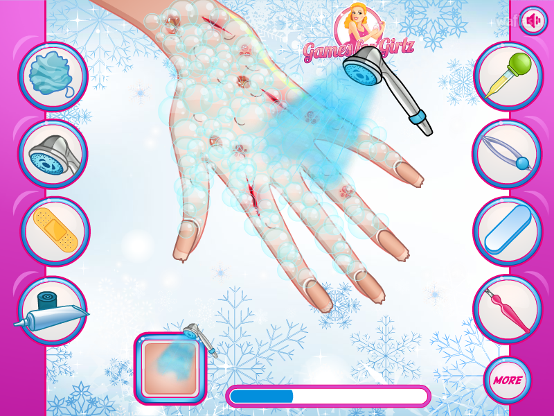 엘사 그레이트 매니큐어 (Elsa Great Manicure) 게임 화면 1