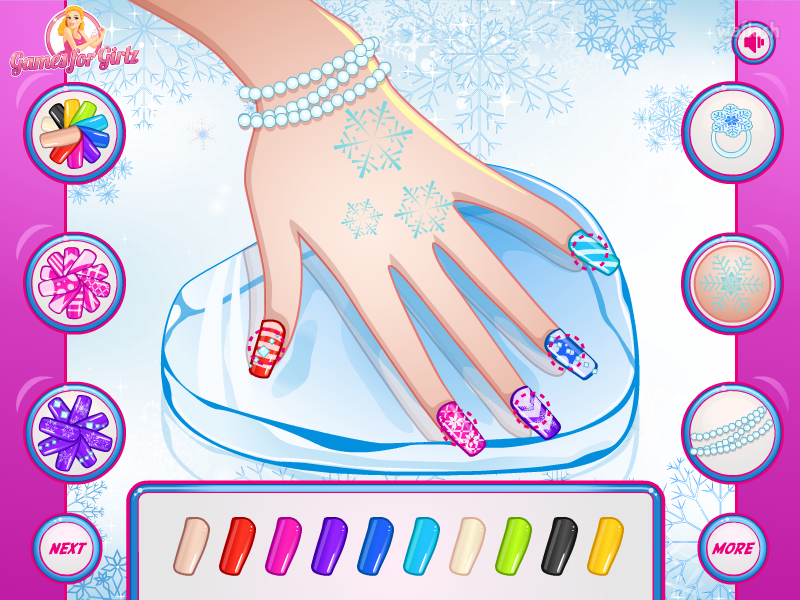 엘사 그레이트 매니큐어 (Elsa Great Manicure) 게임 화면 2