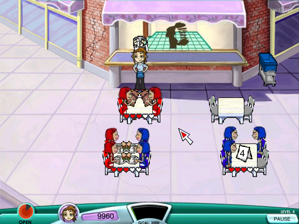 다이너 대시 (Diner Dash: Hometown Hero) 게임 화면 2