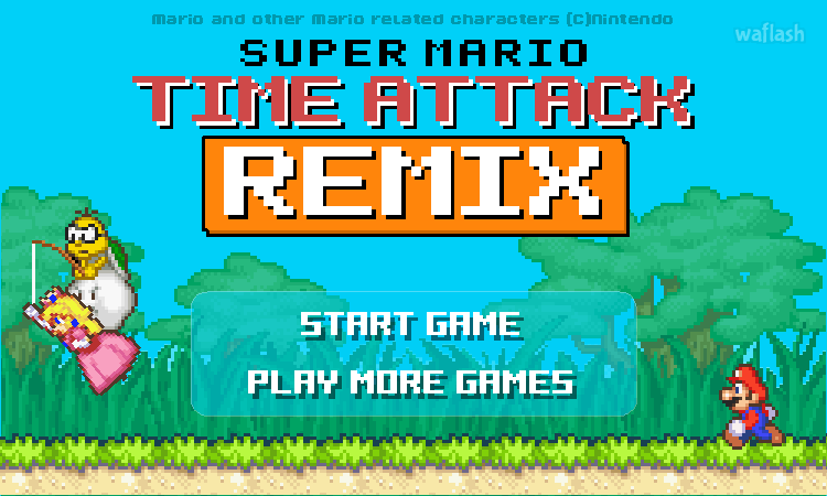 슈퍼마리오 타임 어택 리믹스 (Super Mario Time Attack Remix) 게임 화면 3