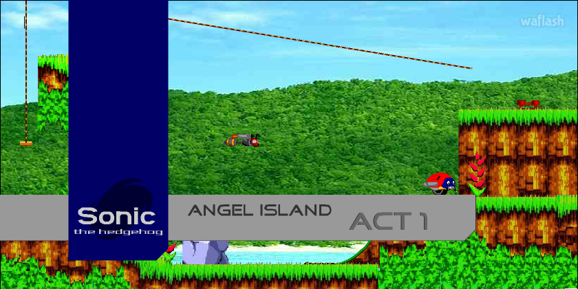 소닉 엔젤 아일랜드 (Sonic Angel Island) 게임 화면 2