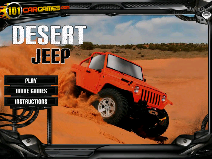 데저트 지프 (Desert Jeep) 게임 화면 2