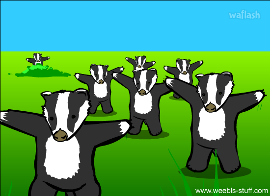 팥죽송 (Badgers) 게임 화면 1