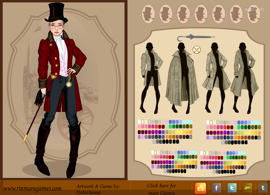 린마루게임즈 - Female Dandy Fashion 게임 화면 1