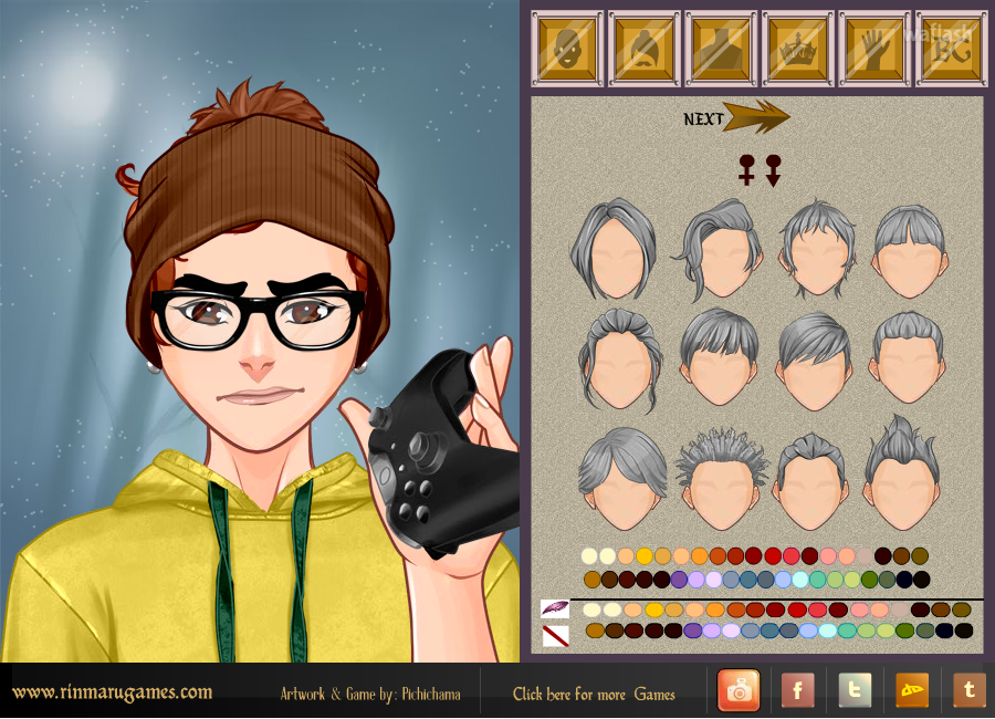 린마루게임즈 - Cartoon Avatar Creator 게임 화면 1