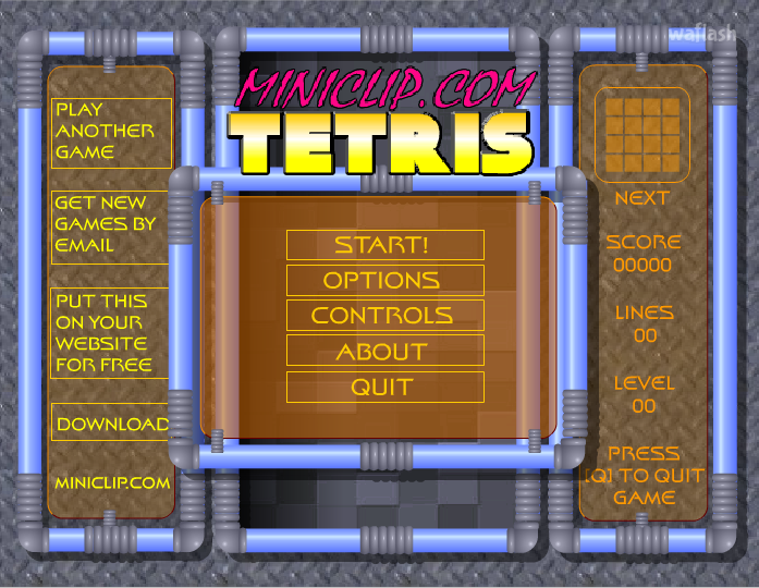 미니클립 테트리스 (Miniclip Tetris) 게임 화면 1