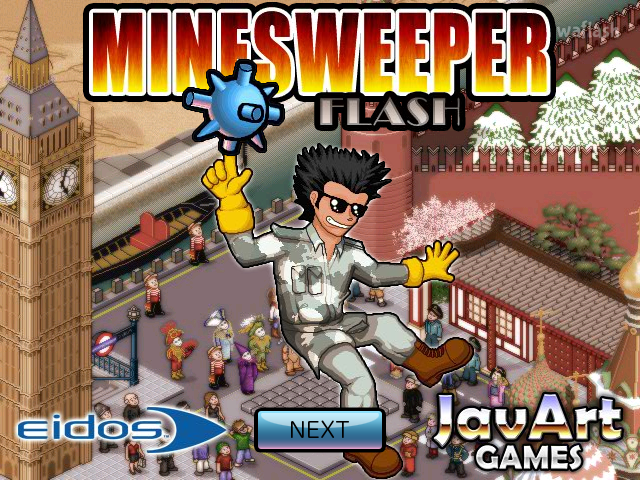 지뢰찾기 (Minesweeper Flash) 게임 화면 1