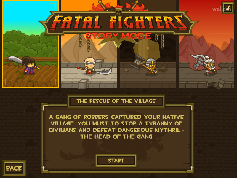 페이탈 파이터즈 스토리 모드 (Fatal Fighters Story Mode) 게임 화면 3