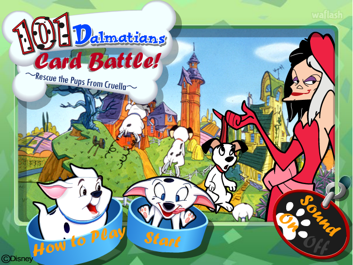 101 달마시안 카드 배틀 (101 Dalmatians Card Battle) 게임 화면 2
