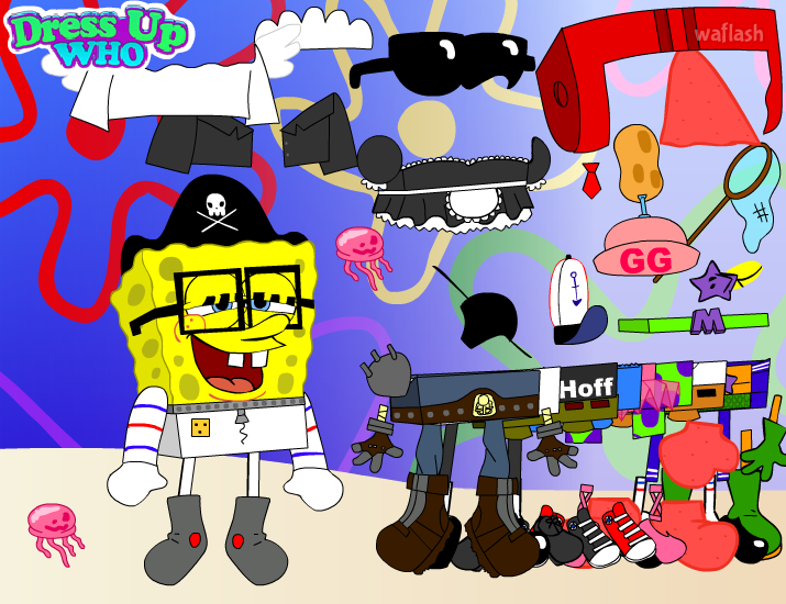 스폰지밥 드레스업 (Spongebob Dress-up) 게임 화면 1
