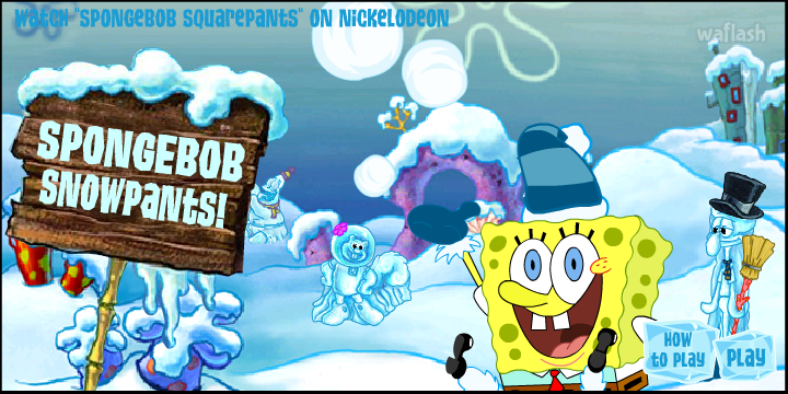 스폰지밥 스노우팬츠 (Spongebob Snowpants) 게임 화면 2
