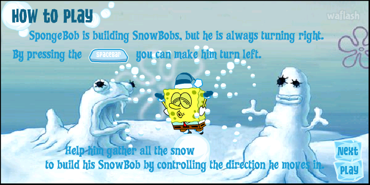 스폰지밥 스노우팬츠 (Spongebob Snowpants) 게임 화면 3